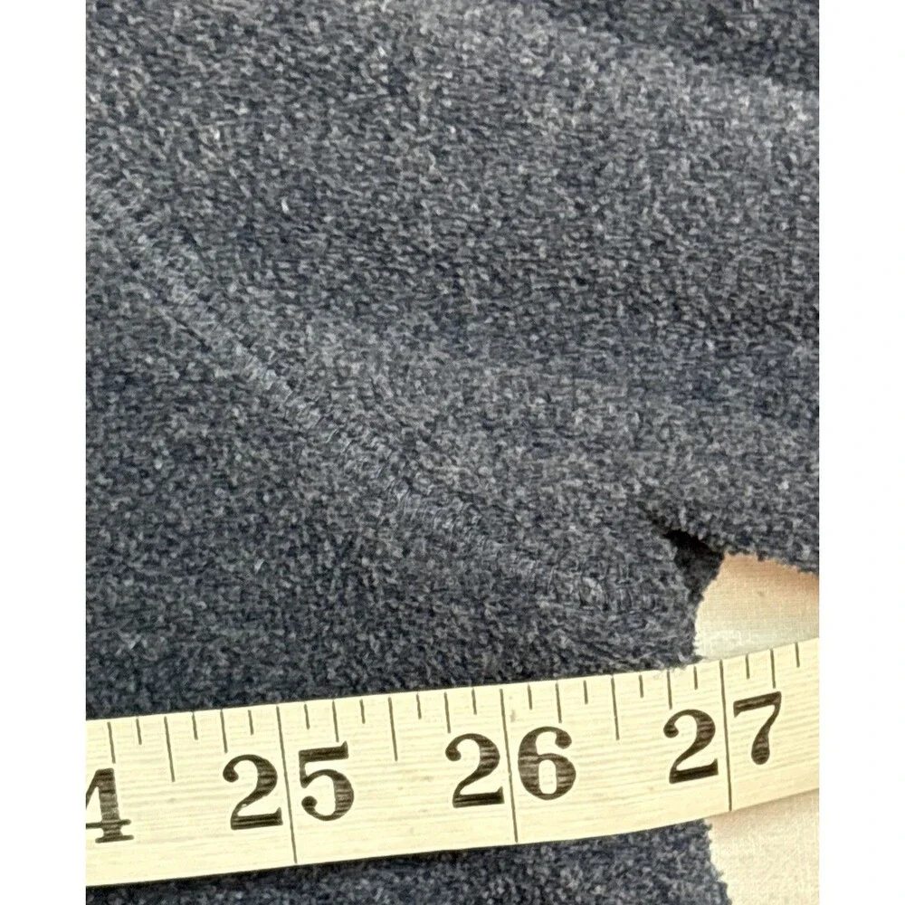 Old Navy Mens High Neck 1/4 Zip Fleece XXL Arm Strips Gray Long Sleeve 2 Pockets